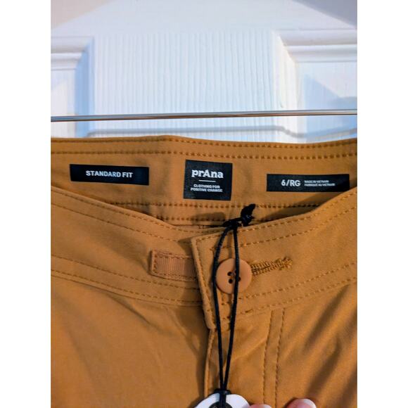 PrAna Halle II Jogger Earthbound Ochre 6 x 27" Women's Pants Hiking - Picture 6 of 7